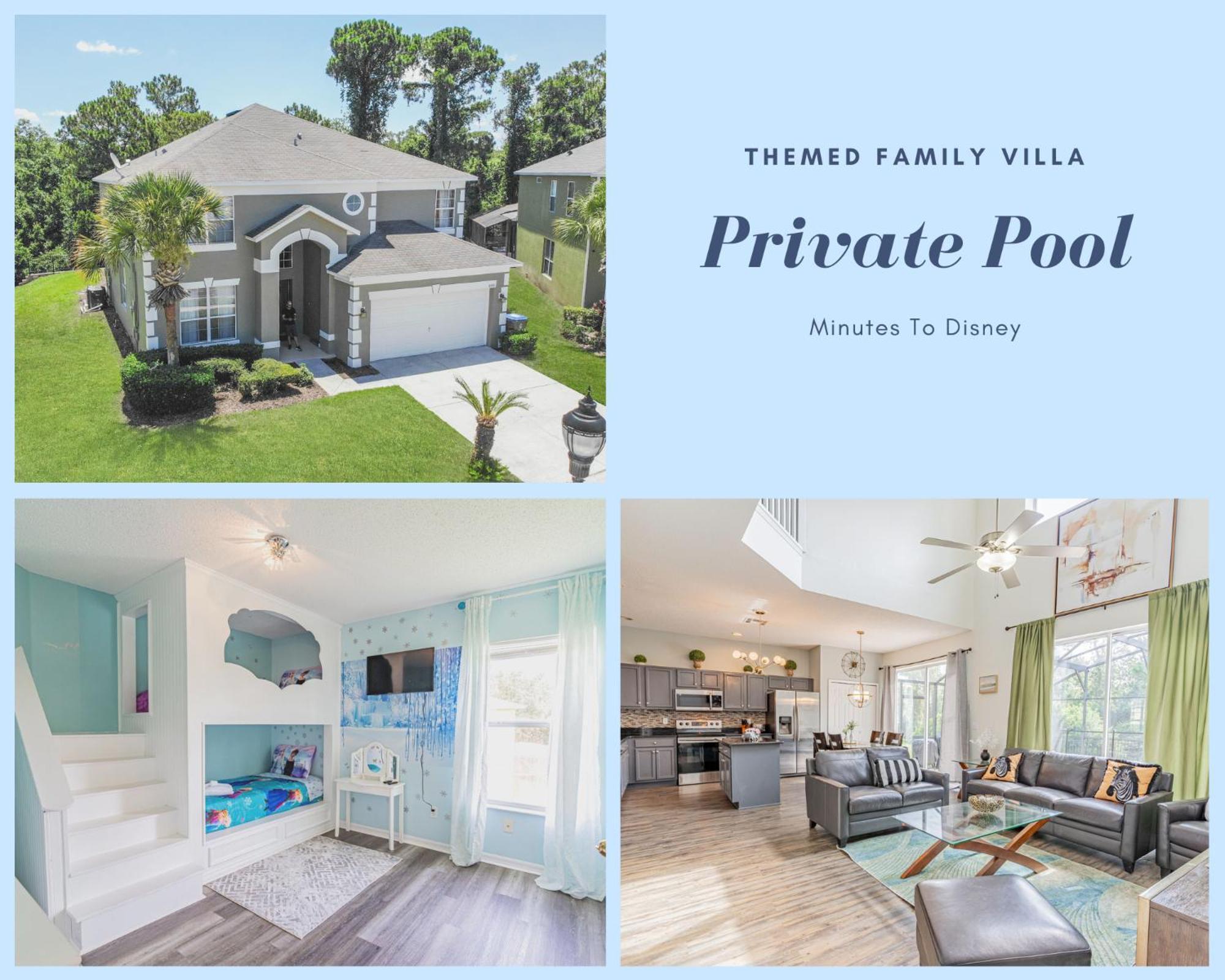 Themed Villa, 12 Min To Disney, Resort Access Orlando Eksteriør billede